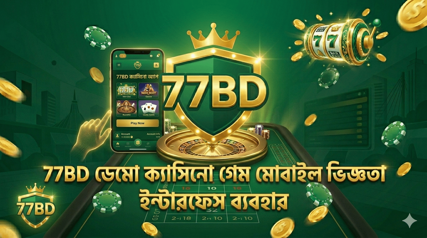 77BD ডেমো ক্যাসিনো গেম মোবাইল ইন্টারফেস ব্যবহার